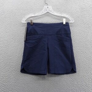 Walter Hagen Performance‎ 11 Sculpt Shorts XS Blue Women Active Golf 7" Ins NWT